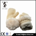 Fashion warm faux fur winter women gloves